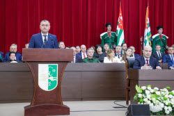 Gunba sworn in as Abkhazia president