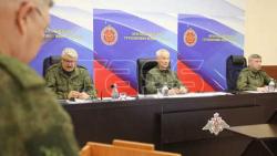 ВИДЕО. Инспектирование министром обороны РФ Белоусовым пункта группировки войск "Запад"