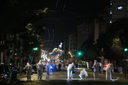 Explosion outside the Hellenic Train offices in Athens