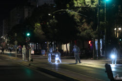 Explosion outside the Hellenic Train offices in Athens