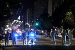 Explosion outside the Hellenic Train offices in Athens