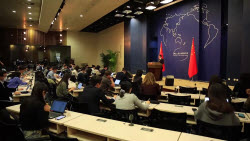 Trade tensions addressed at China press briefing