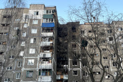 Последствия атаки БПЛА в Курске