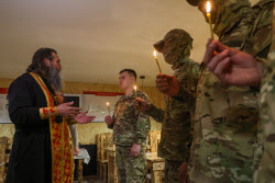 Подготовка к православной Пасхе на запорожском направлении в зоне СВО 