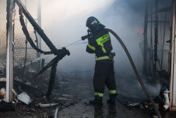 Пожар в Геническе