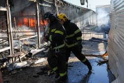 Пожар в Геническе