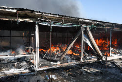 Пожар в Геническе