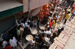 At least four killed in New Delhi building collapse