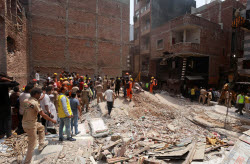 At least four killed in New Delhi building collapse