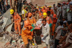 At least four killed in New Delhi building collapse