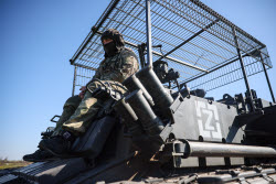 Field demining in Lugansk People's Republic