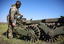 Field demining in Lugansk People's Republic