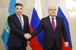 Prime ministers of Russia and Kazakhstan meet in Moscow