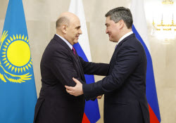 Prime ministers of Russia and Kazakhstan meet in Moscow