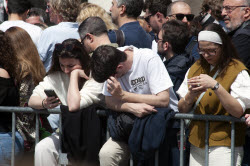 Faithful Gather in St Peters Square After the Death of Pope Francis - Vatican