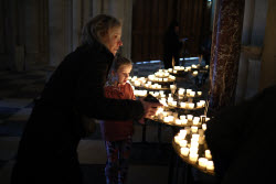 Mass In Notre-Dame Cathedral To Honour Pope Francis - Paris