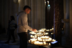 Mass In Notre-Dame Cathedral To Honour Pope Francis - Paris