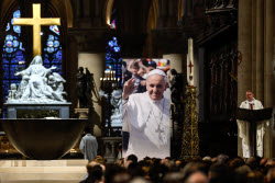 Mass in honor of late Pope Francis at the Notre-Dame de Paris Cathedral