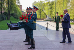 Vladimir Lenin's 155th birthday in Moscow