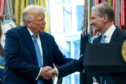 Paul Atkins Sworn-In as SEC Commissioner in Washington, DC