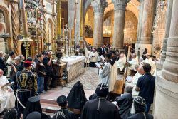 Mass for Pope Francis held in Jerusalem