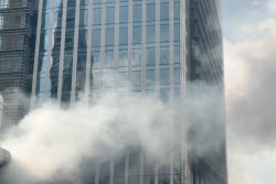 Fire hits Moscow International Business Centre