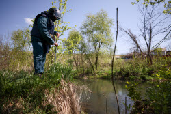 Demining of Lugan River in Lugansk People's Republic