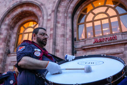 Torchlight procession ahead of Armenian Genocide Remembrance Day in Yerevan