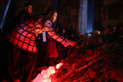 Torchlight procession ahead of Armenian Genocide Remembrance Day in Yerevan