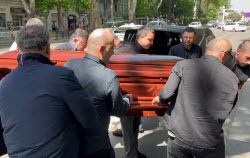 Прощание со скульптором Зурабом Церетели в Тбилиси