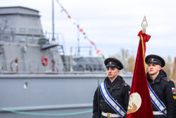 Polyarny minesweeper launched in St Petersburg