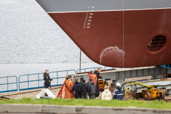 Polyarny minesweeper launched in St Petersburg