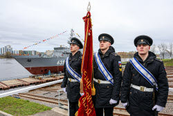 Polyarny minesweeper launched in St Petersburg