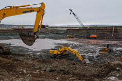 Fish processing plant in Sakhalin Region, Russia
