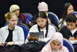 Victory Dictation event in Bishkek