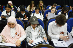 Victory Dictation event in Bishkek