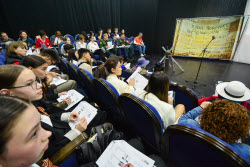 Victory Dictation event in Bishkek