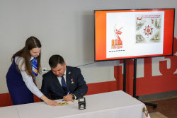 Victory Dictation event in Novosibirsk
