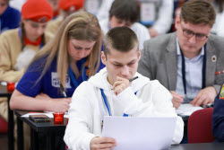 Victory Dictation event in Moscow