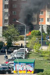 Car explodes in Balashikha near Moscow