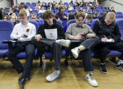 Victory Dictation event in Novosibirsk