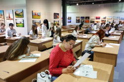 Victory Dictation event in Melitopol