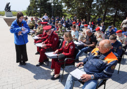 Victory Dictation event in Lugansk