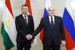 Prime ministers of Russia and Tajikistan meet in Moscow