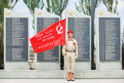 Victory Dictation event in Donetsk People's Republic