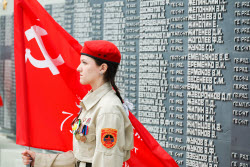 Victory Dictation event in Donetsk People's Republic