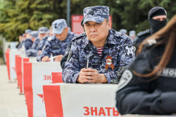 Victory Dictation event in Donetsk People's Republic