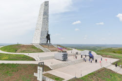 Victory Dictation event in Donetsk People's Republic