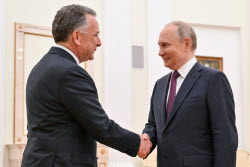 Russian President Putin meets with US Special Envoy Witkoff