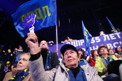 Митинг-концерт ЛДПР в день рождения Жириновского 
